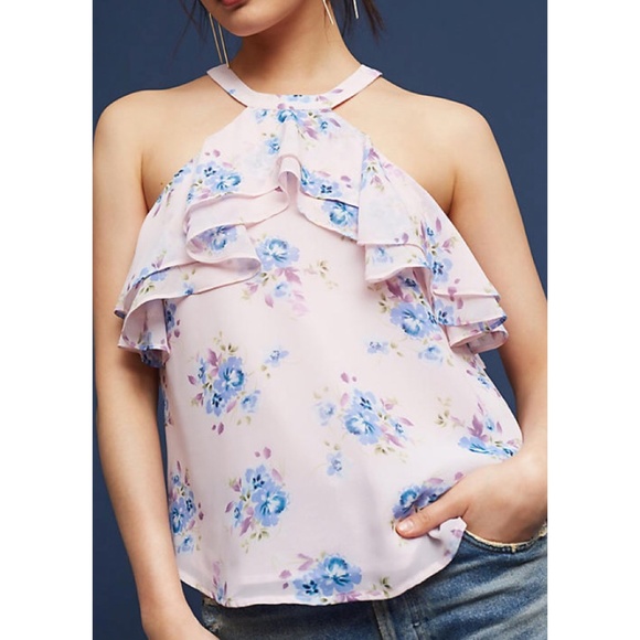 Anthropologie Tops - Anthropologie Ro & De Seraphina Ruffled Top  <198>